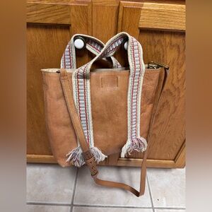 Brown Leather Crossbody Bag